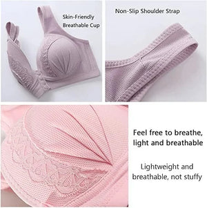 Freelywear® Exquisite Lace Front Closure Bra for Unparalleled Comfort and Style-Skin