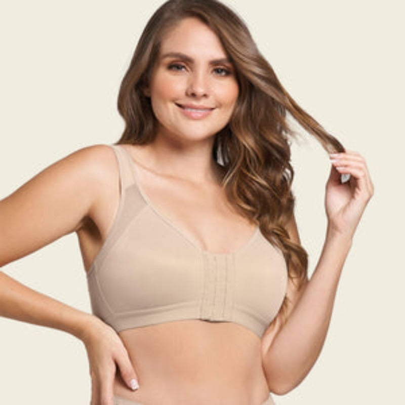 FW®-Front Closure Posture Wireless Back Support Full Coverage Bra (BUY 1 GET 2 FREE)-Beige