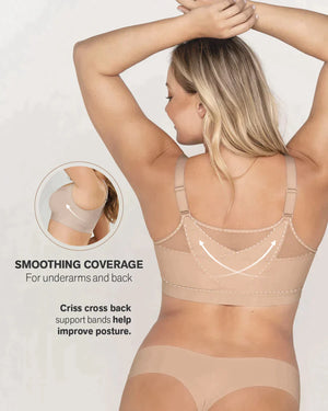 Freelywear® Comfort Posture Corrector Bra with Contour Cups Bra (BUY 1 GET 2 FREE)-WHITE
