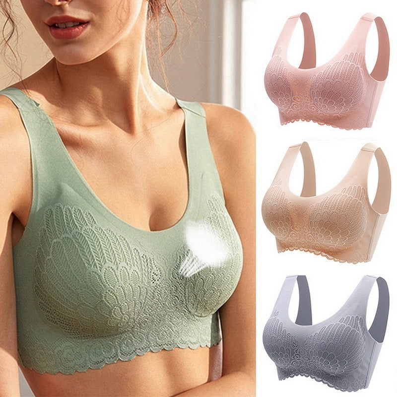 LILY® 5D Angel Wings Push Up Comfy Latex  Bra (BUY 1 GET 2 FREE)