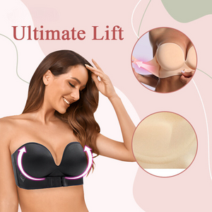 FW®Invisible Strapless Super Push Up Bra (BUY ONE GET TWO FREE)-GRAY