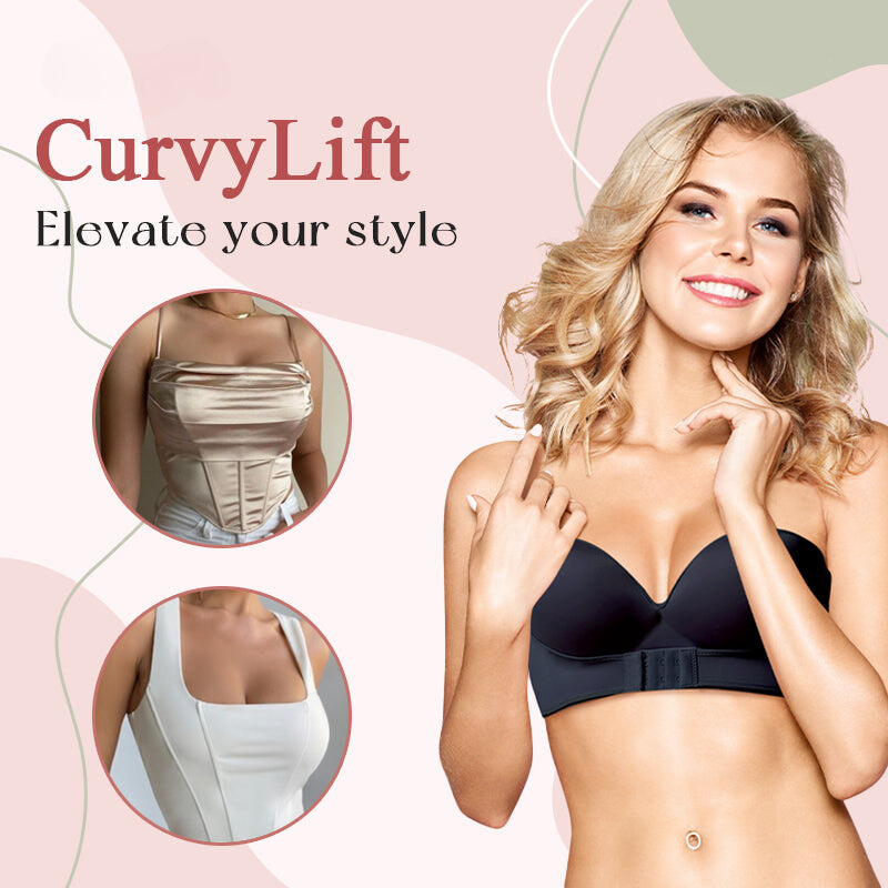 FW®Invisible Strapless Super Push Up Bra (BUY ONE GET TWO FREE)-BLACK+BEIGE+GRAY