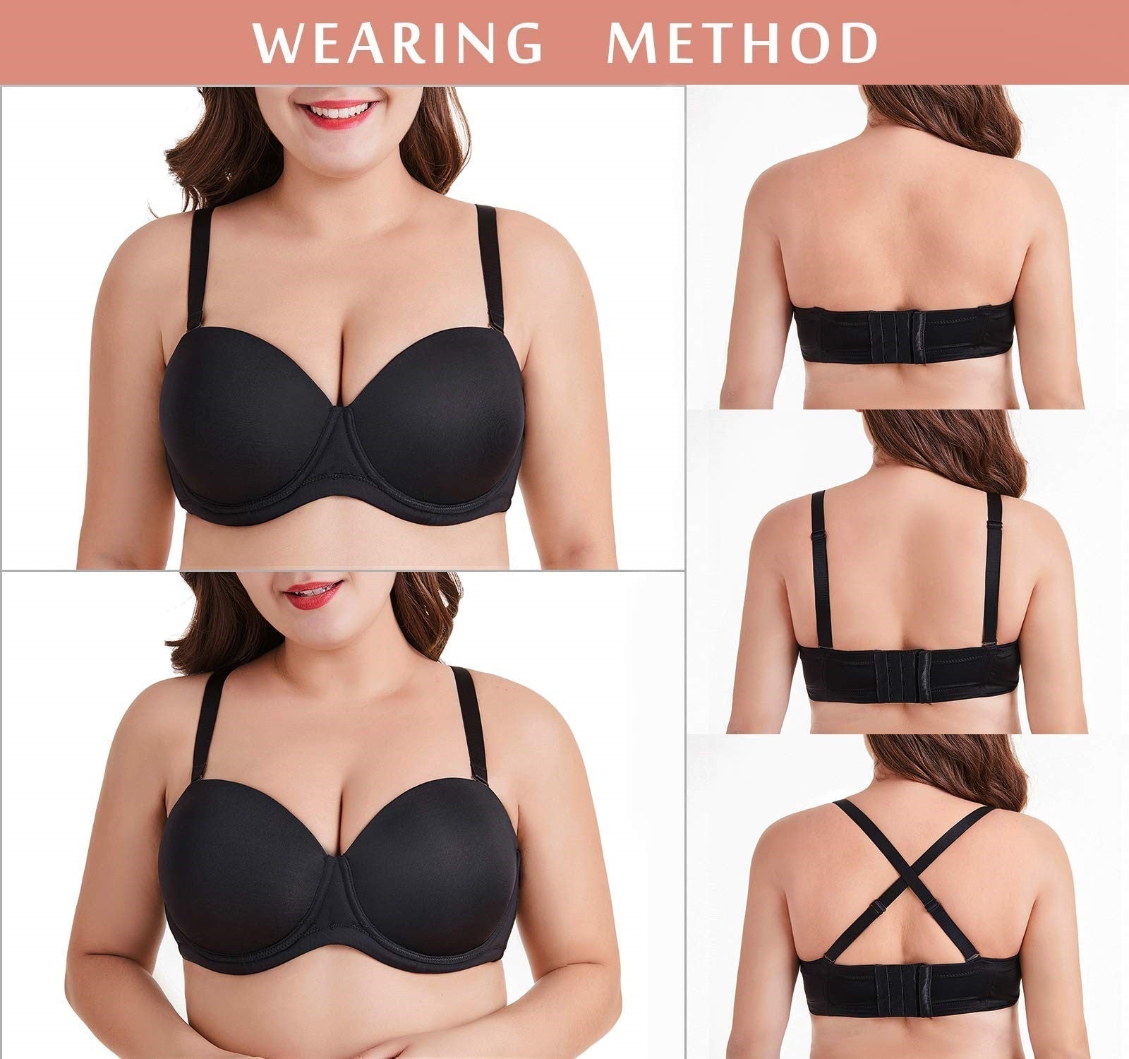 Freely Wear®-Women's Underwire Contour Multiway Full Coverage