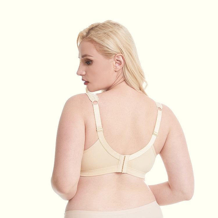 FW® Plus Size Soft Cotton Full Coverage Breathable bra