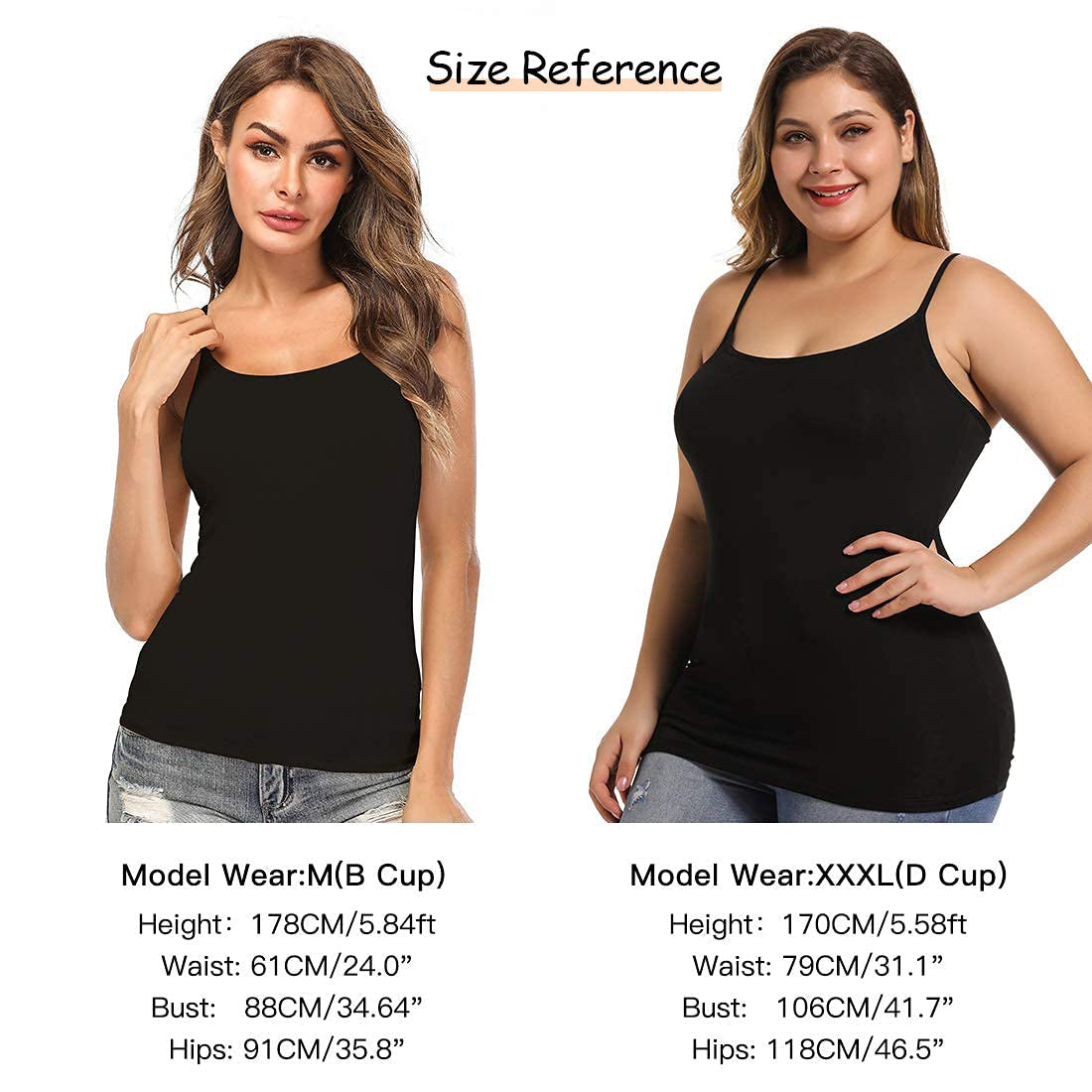 Every Day Cami Vest with built-in Bra(BUY 1 GET 1 FREE)2 pcs grey