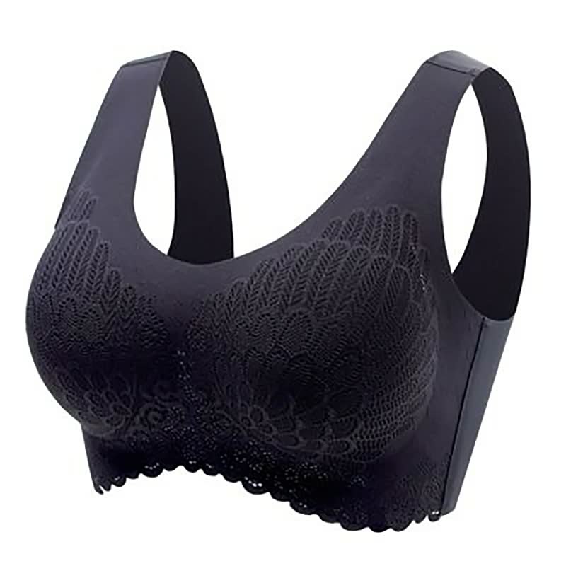 Lace Sexy Seamless Push-Up Bralette Plus Size Sports Bra Vest